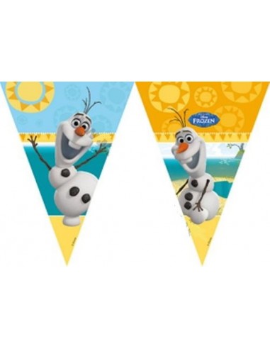 Festone Olaf Disney Frozen - 1,70 m - 10 bandierine