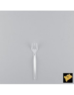 Finger Food Mini Forchetta PS -Trasparente 50 pz Gold Plast
