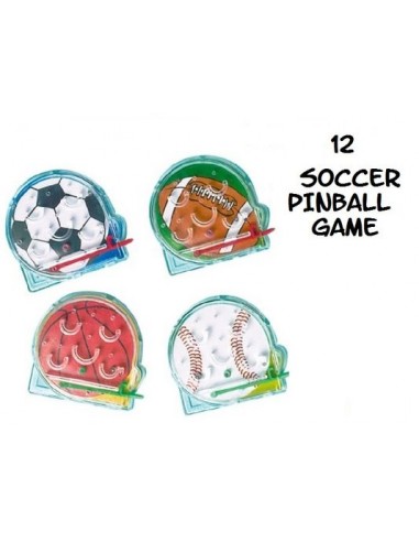 Kit 12 Mini Soccer Pinball Game (Mini Flipper) per compleanno bambini - Amscan