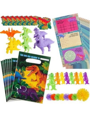 Kit Dinosauri Bambini per compleanno - 48 pz - Amscan