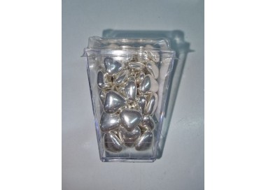 Cuori argento 1,5 cm  100 gr