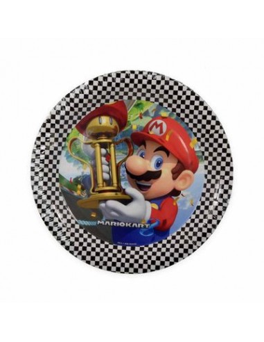 Piatti Grande Super Mario Kart diam. 23 cm 8 pezzi