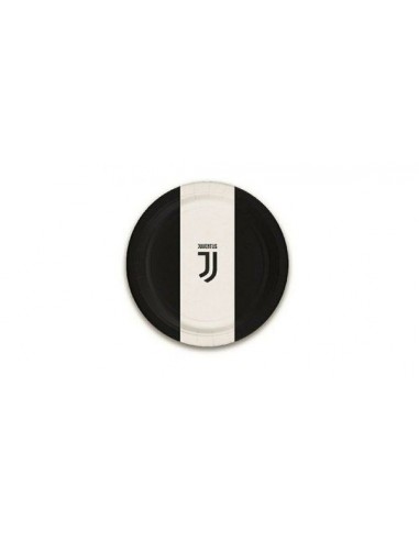 Piatti Juventus CALCIO logo nuono (OFFICIAL PRODUCT )- piccoli diametro 18 cm - 8 pezzi
