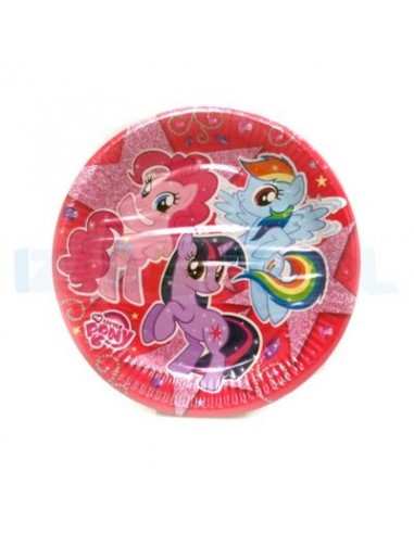 Piatti My Little Pony diam. 23 cm 8 pezzi Hasbro