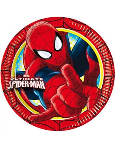 Piatti Spider-Man (Marvel) diam. 20 cm 8 pezzi