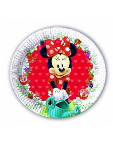 Piattini Minnie Jam Disney Piccoli - diam. 19,5 cm - 8 pezzi