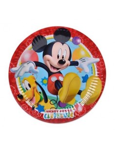 Piattini piccoli Topolino Disney (nuovo) diam. 19,5 cm 8 pezzi