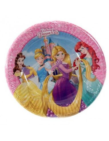 Piattini Principesse Disney piccoli diam. 19,5 cm 8 pezzi