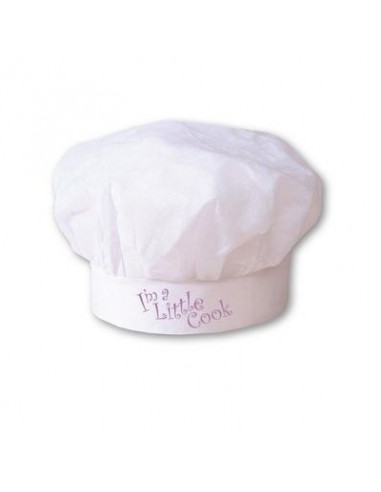 Set 4 cappelli Da Cuoco In carta per Bambino circonferenza  48 Cm , Accessorio per corsi di cake design