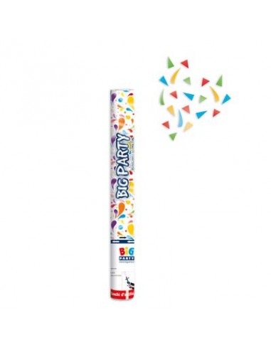 Sparacoriandoli ad  Aria compressa  58 cm con mix confetti metal (altezza di tiro 8 metri) BIG PARTY