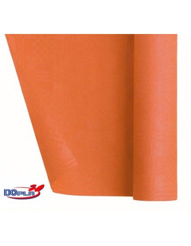 Tovaglia carta rotolo dopla colore arancione dimensione 1,20 x 7 mt