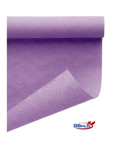 Tovaglia carta rotolo dopla colore lilla dimensione 1,20 x 7 mt