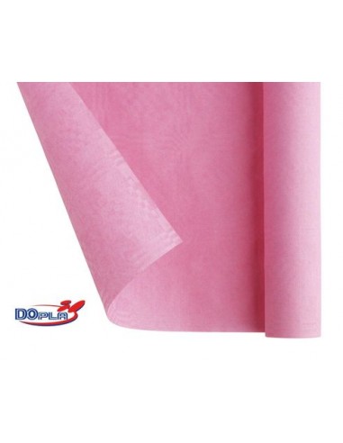 Tovaglia carta rotolo dopla colore rosa dimensione 1,20 x 7 mt