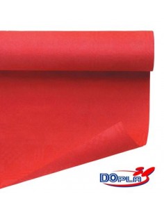 Tovaglia carta rotolo dopla colore rosso dimensione 1,20 x 7 mt