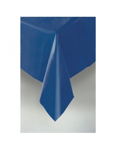 Tovaglia in Plastica Blu Scuro per Compleanno - 137 cm x 274 cm - Unique