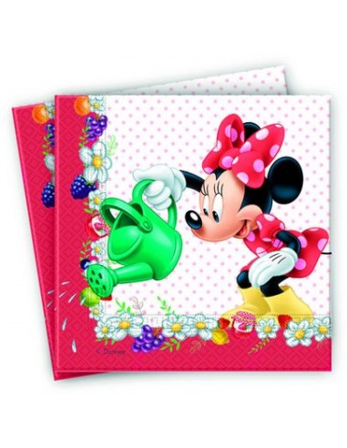 Tovaglioli Minnie Jam Disney - 20 pezzi - 33 cm x 33 cm - 2 veli