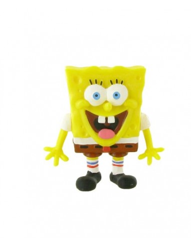 Personaggi per Torte Spongebob/ Cake Topper / Statuina Spongebob del cartone Spongebob- L 6 cm x H 6 cm - 1 pezzo
