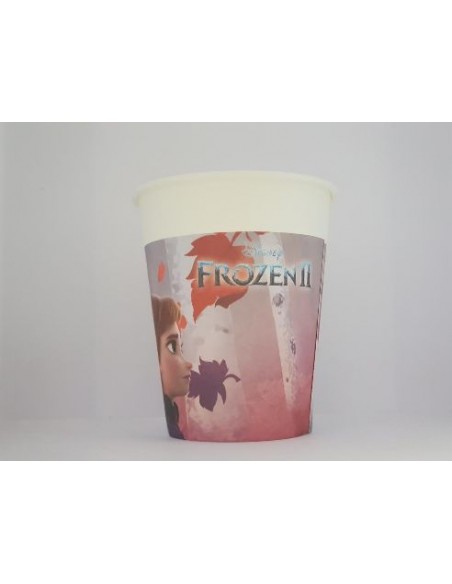 Bicchieri FROZEN 2  (Frozen II) Il segreto di Arendelle  - 8 pezzi - Cartoncino  - da 200 ml