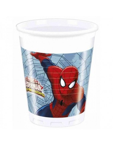 Bicchieri Spider-Man (Marvel) - 8 pezzi - da 200 ml