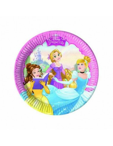 Piattini Principesse Disney piccoli diam. 20 cm 8 pezzi