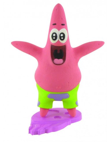 Personaggi per Torte Patrick di Spongebob/ Cake Topper / Statuina Patrick del cartone Spongebob- L 6 cm x H 6 cm - 1 pezzo