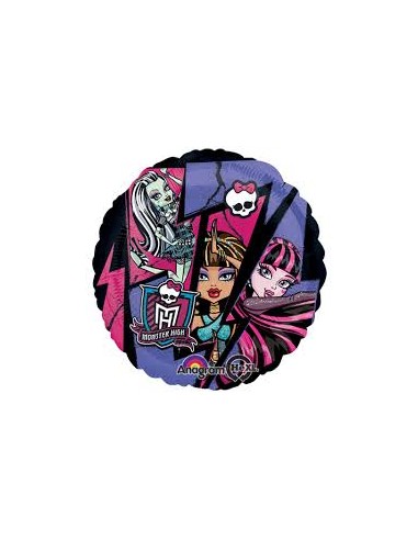 Palloncino Monster High tondo -...