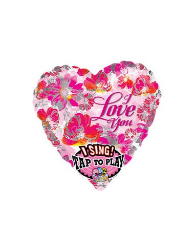 Palloncino Musicale Cuore - Singing Balloon - Anagram - 74 cm - 1 pz