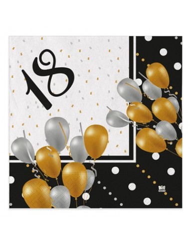 Tovaglia Plastica Buon Compleanno Elegant Nero Oro Argento 140x270cm -  Palloni e palloncini