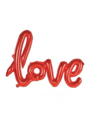 Palloncino scritta Love rossa -  108 cm x 64  cm - 1 pz