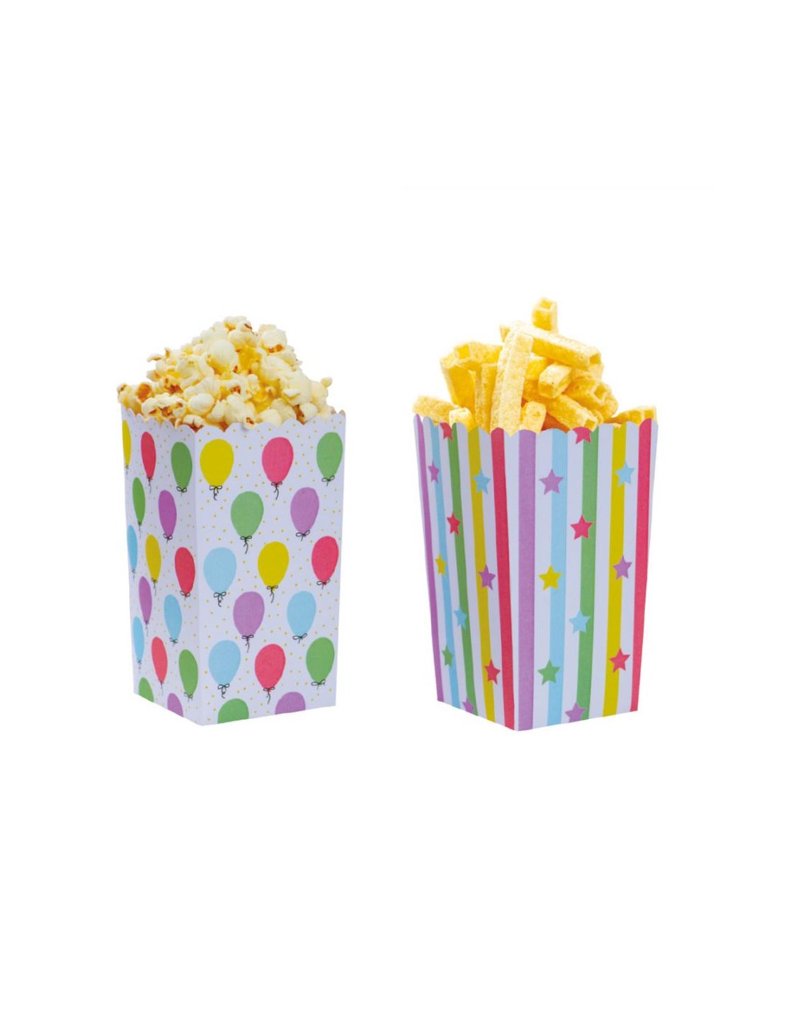 Limmion 14oz Bicchieri di Cartone Scatole di Patatine Fritte Contenitore per Alimenti da Asporto Scatola per Popcorn in Carta Kraft per Feste e Dolci Cialda Torta Sfoglia Gelato Confezione da 50 