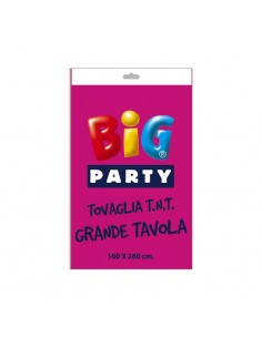 Tovaglia  Fucsia in TNT  ( Tessuto non tessuto )  -160 cm  x 260 cm  - Big Party