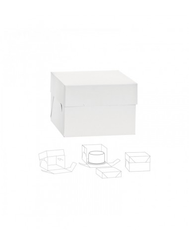 BOX PER DOLCI mis. 30,5 x 30,5 x 30 cm h - 1 pz - DECORA