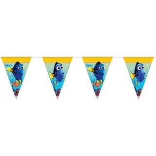 Festone a Bandierine ALLA RICERCA DI DORY (Nemo) Disney - H 26 cm x L 2,30 metri - Confezione da 1 festone a bandierine - Nuovo