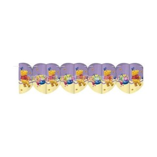 Festone a ghirlande Winnie Pooh - L 2 metri - 19 cm x 18 cm - Riethmuller - 1 pz