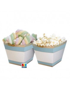 20 Pezzi Scatole Pop Corn, Sacchetti Pop Corn Contenitore per