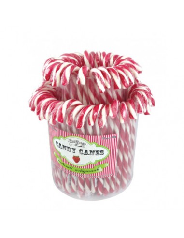 CANDY CANES ROSSO E BIANCO - Bastoncino di Zucchero - Peso: 28 gr - Lunghezza Candy Canes : 20 cm - 1 pezzo - Lollipop