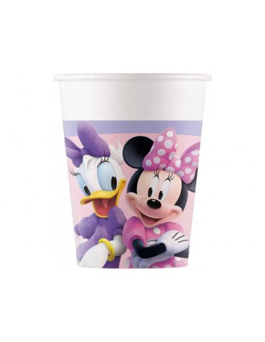 Bicchieri in cartoncino Minnie Junior Disney  200 ml    - 8 pezzi