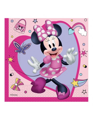 Tovaglioli Minnie Junior Disney   33 x 33 cm   - 20 pezzi