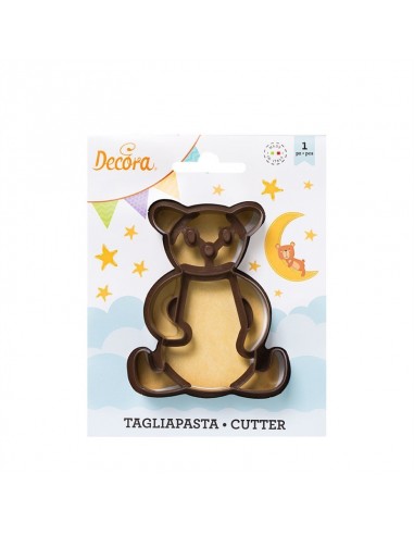 Tagliapasta Orso pz 1  in Plastica 8 x 9,6  h 2 Cm DECORA