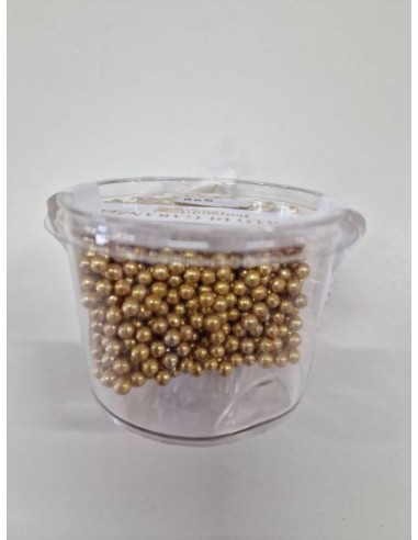 Sprinkles sferici dorati mm5 confezione da 100 gr