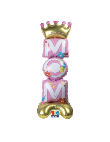 Palloncino  MOM (FESTA DELLA MAMMA )39 x112 x39 cm  AirLoonz Composizione  1 pz