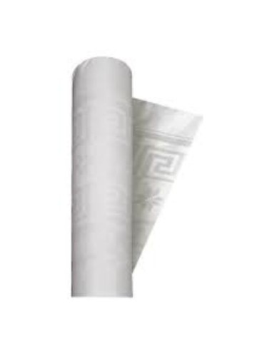 Tovaglia carta rotolo  colore bianco dimensione 1,20 x 5 mt