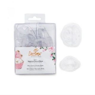 Kit 5 Tagliapasta e Imprimi Decori Rosa - DECORA