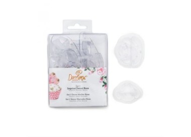 Kit 5 Tagliapasta e Imprimi Decori Rosa - DECORA
