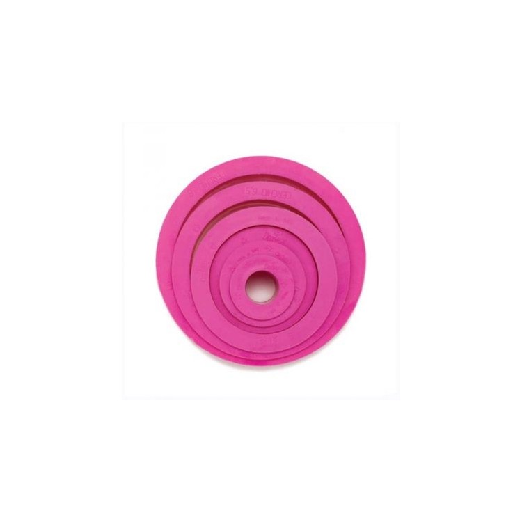 Kit 6 Tagliapasta Tondo in Plastica - Dim. cm1,5/2,5/ 3,5/5/6,5/8  x h 2,2 cm - 6 pezzi - DECORA