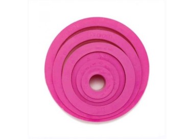 Kit 6 Tagliapasta Tondo in Plastica - Dim. cm1,5/2,5/ 3,5/5/6,5/8  x h 2,2 cm - 6 pezzi - DECORA