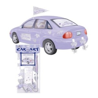 Kit Decorazioni Auto per matrimonio - 15 pz - Amscan