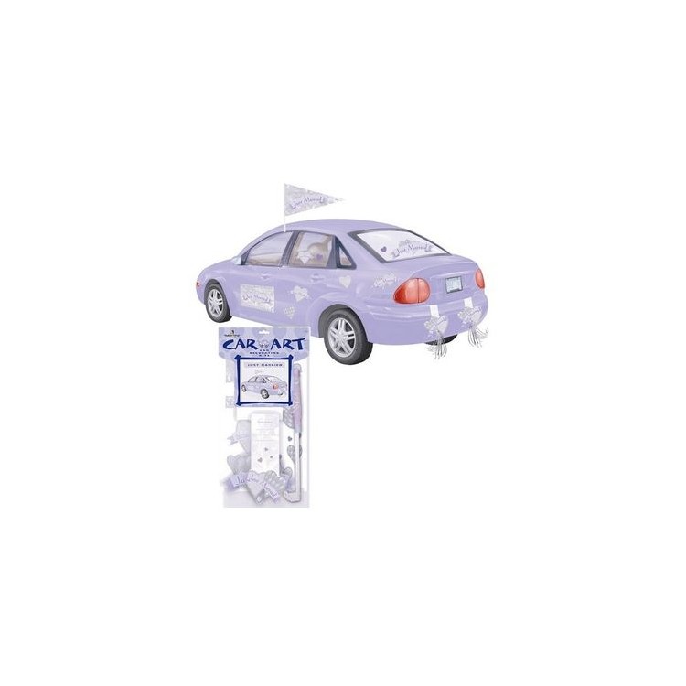 Kit Decorazioni Auto per matrimonio - 15 pz - Amscan
