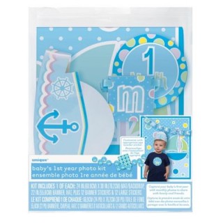 Kit scenario per foto  dal 1° Mese al 12° mese Bambino - Confez.1 Pz - Unique