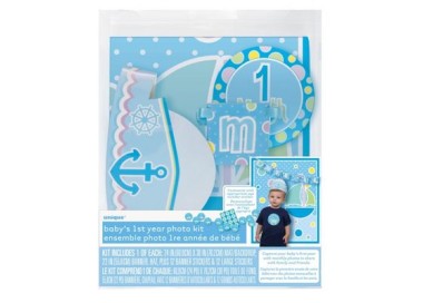Kit scenario per foto  dal 1° Mese al 12° mese Bambino - Confez.1 Pz - Unique